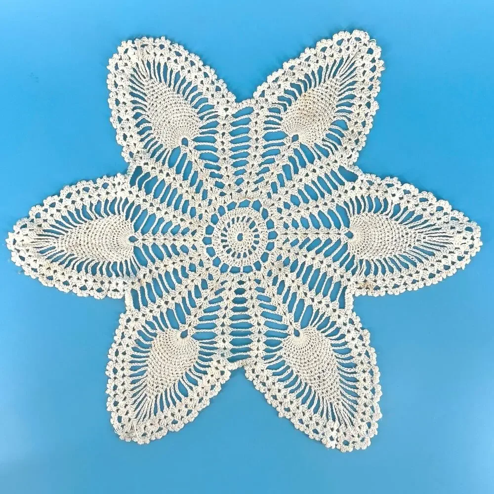 70s Crochet Doily Cottage 1970s Vintage